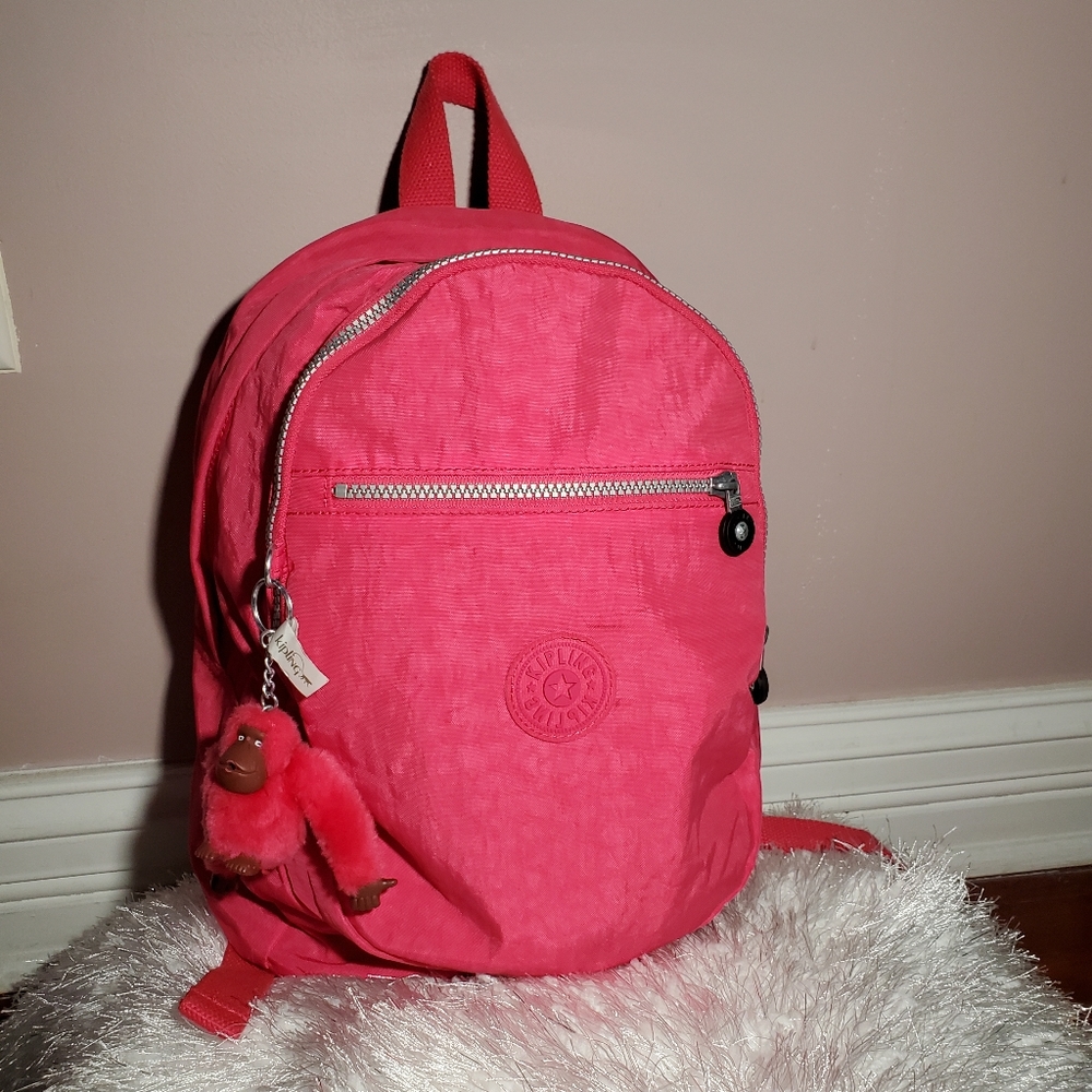 Pink Kipling Backpack - image 1
